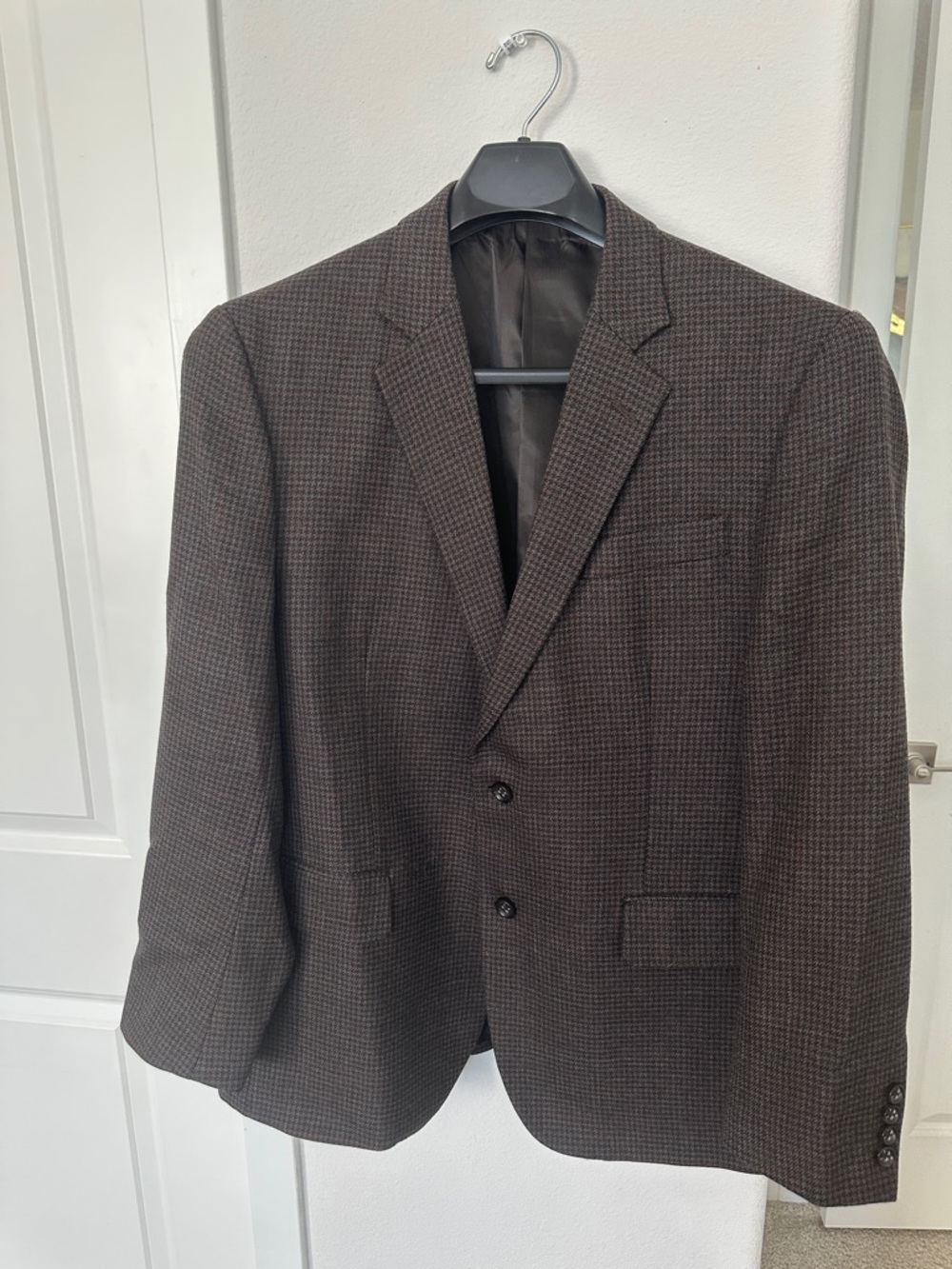 Stafford Brown Houndstooth Coat